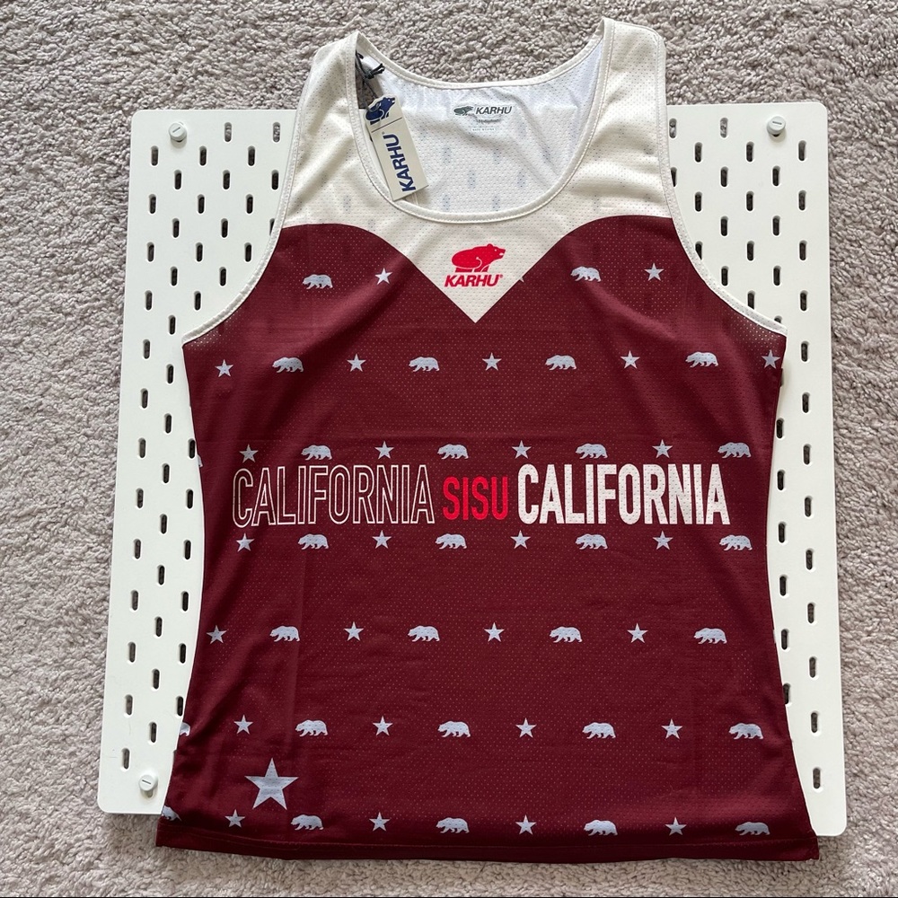 NWT Karhu fleet feet California singlet Sz L